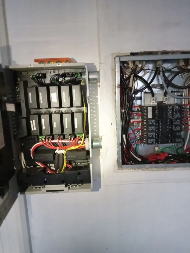 Electrical panel upgrade completed for Security Camera Wiring in Cape Canaveral